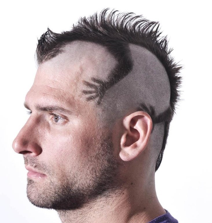 Yellow Opportunity Spikes-15 Upscale Punk Mohawk Hairstyles for Men