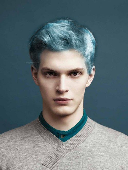 Cool Dyed Mens Hairstyles