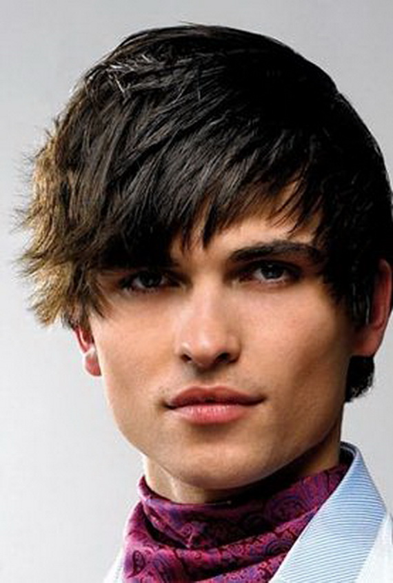 Hairstyles For Men With Bangs ..