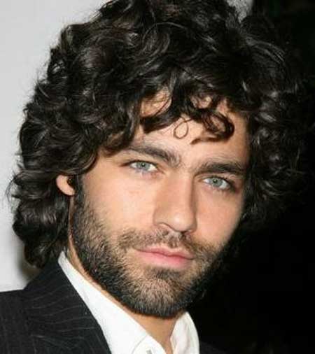 Medium Hairstyles for Men with Curly Hair