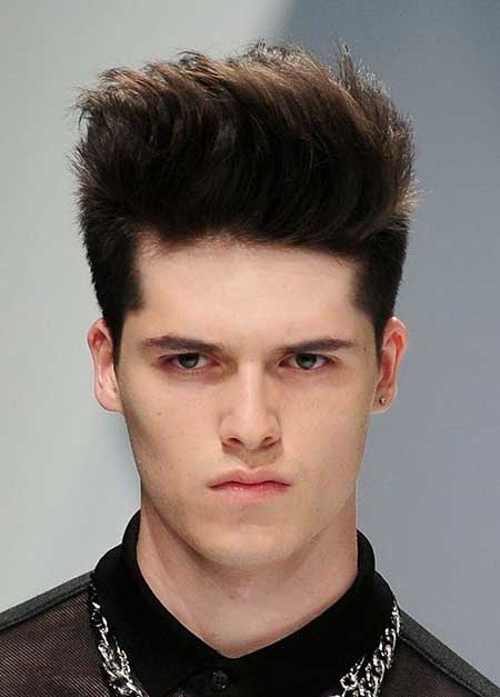 Men Hairstyles Shaved Sides Short Top