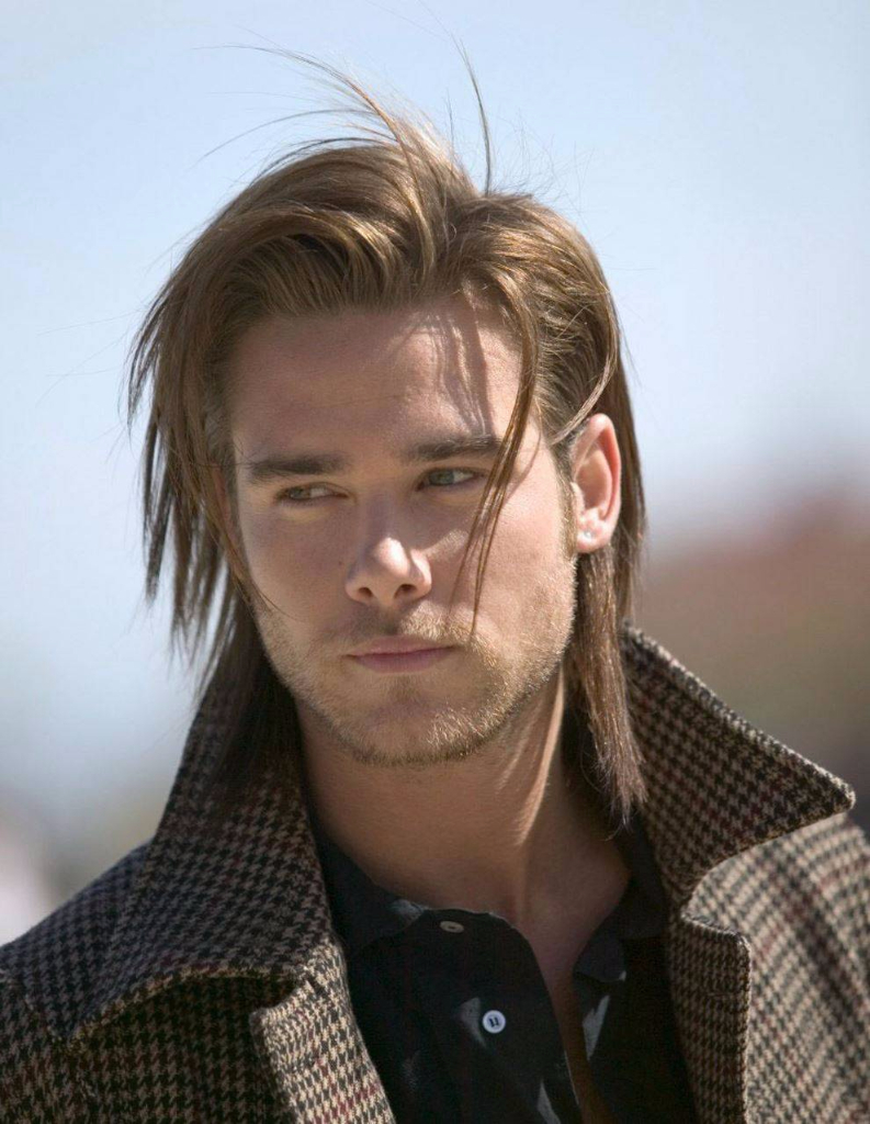 Men's Long Straight Hairstyle Inspiration