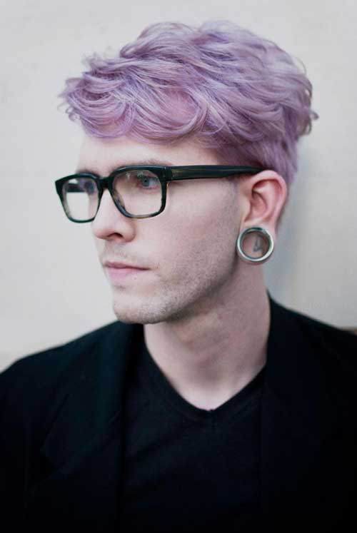 Pastel Purple Hair Men