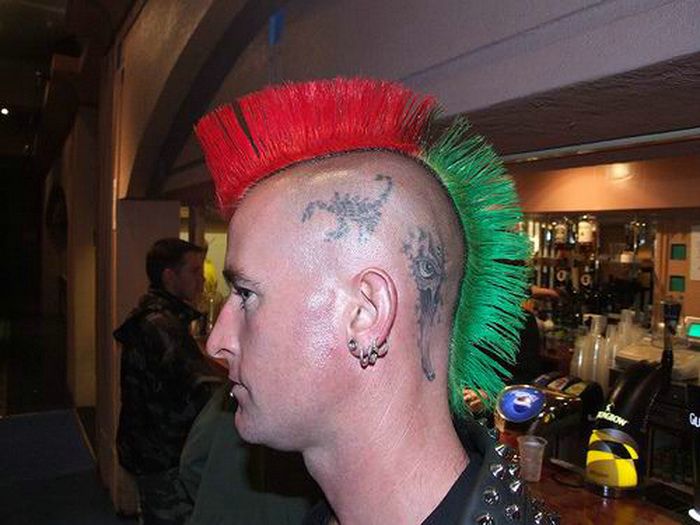 Punk Hairstyles For Men With Color