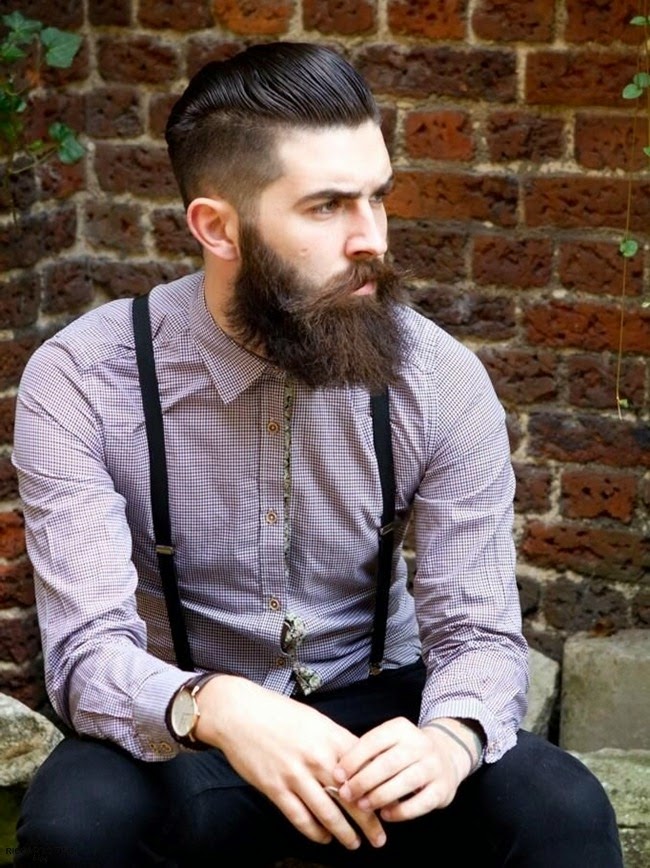 Short Hipster Hairstyles for Men with Beards