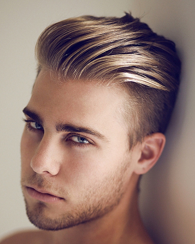 Slicked Back Undercut Hairstyle for Men