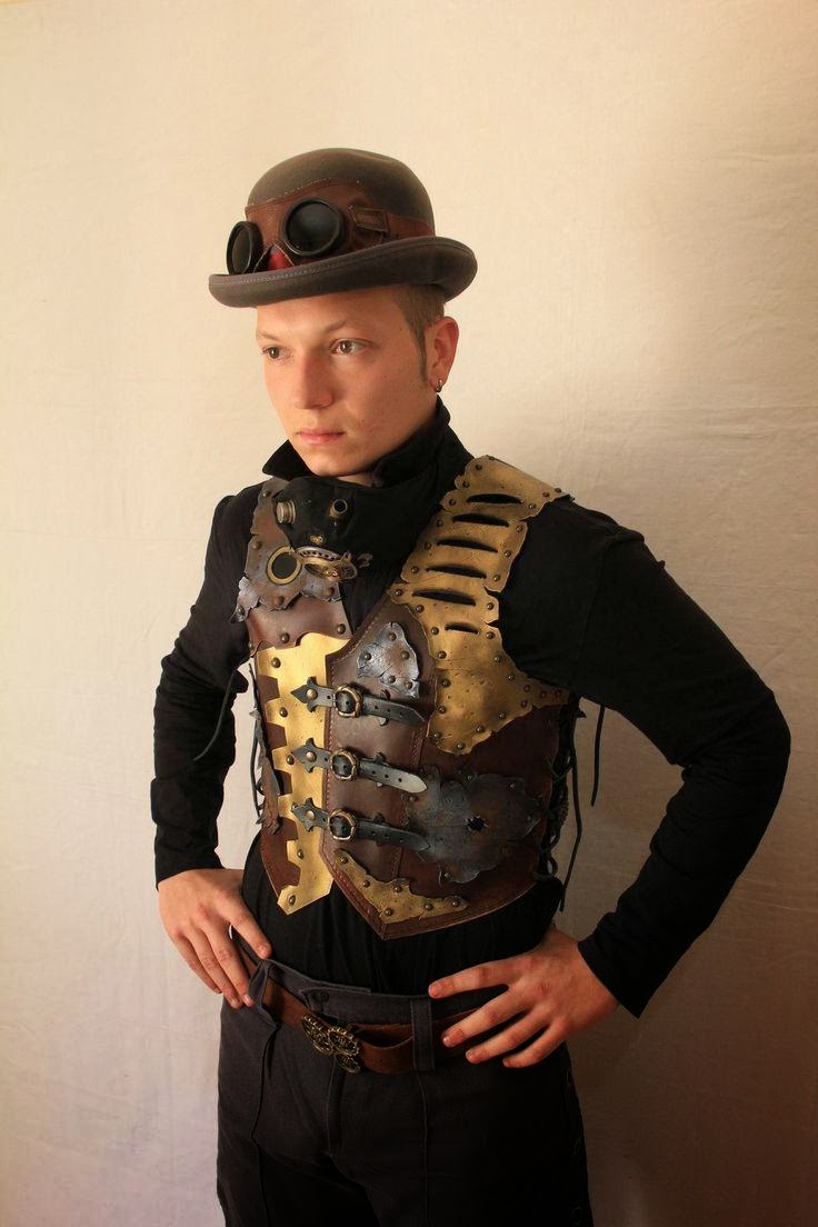 Steampunk Fashion Men Vest