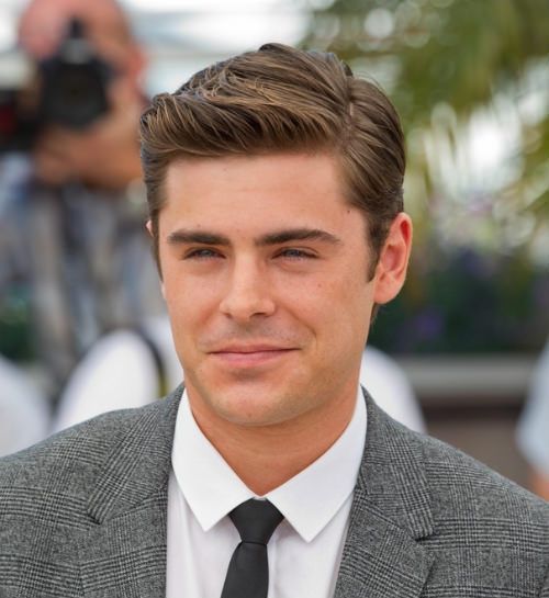 Zac Efron Side Part Hairstyle