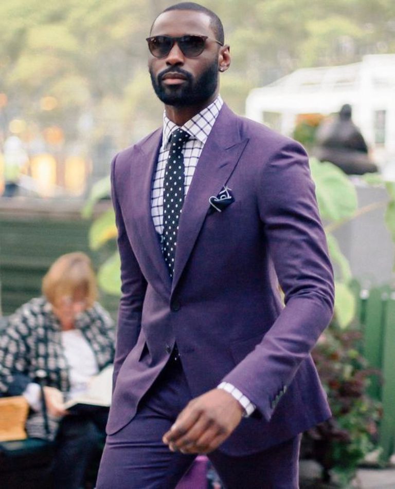black mens fashion wid suit 2016