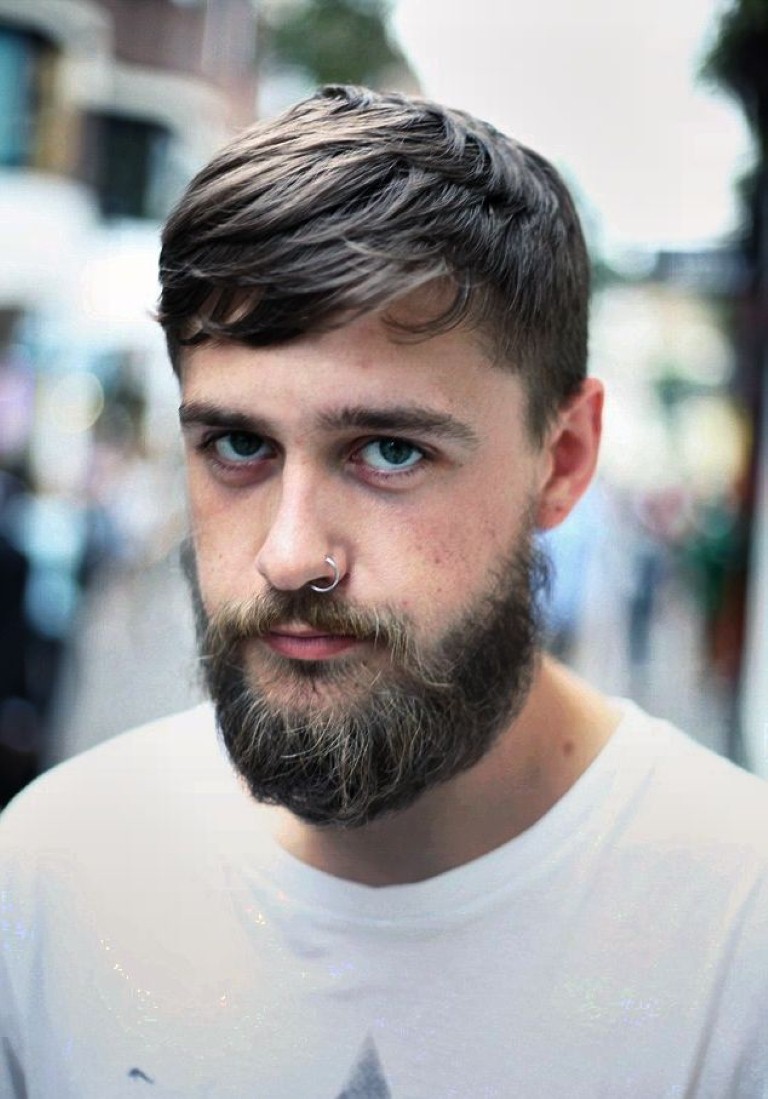 classy hairstyles for men with beards