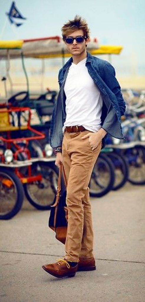 street casual style in big mens fashion