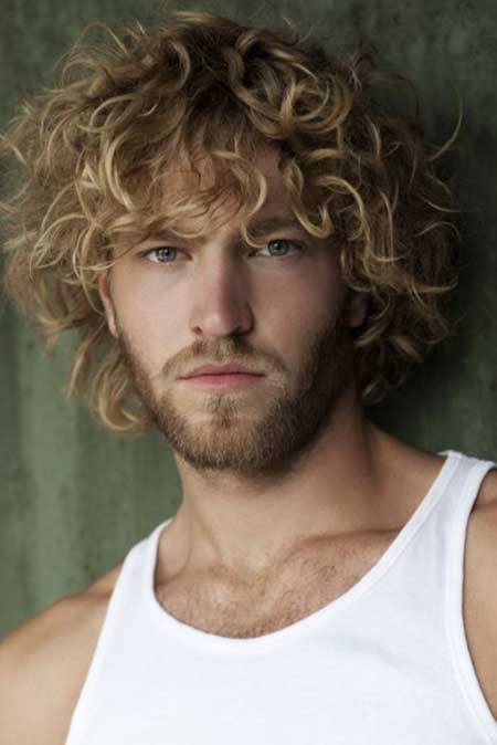  hairstyles for men with curly hair blondes