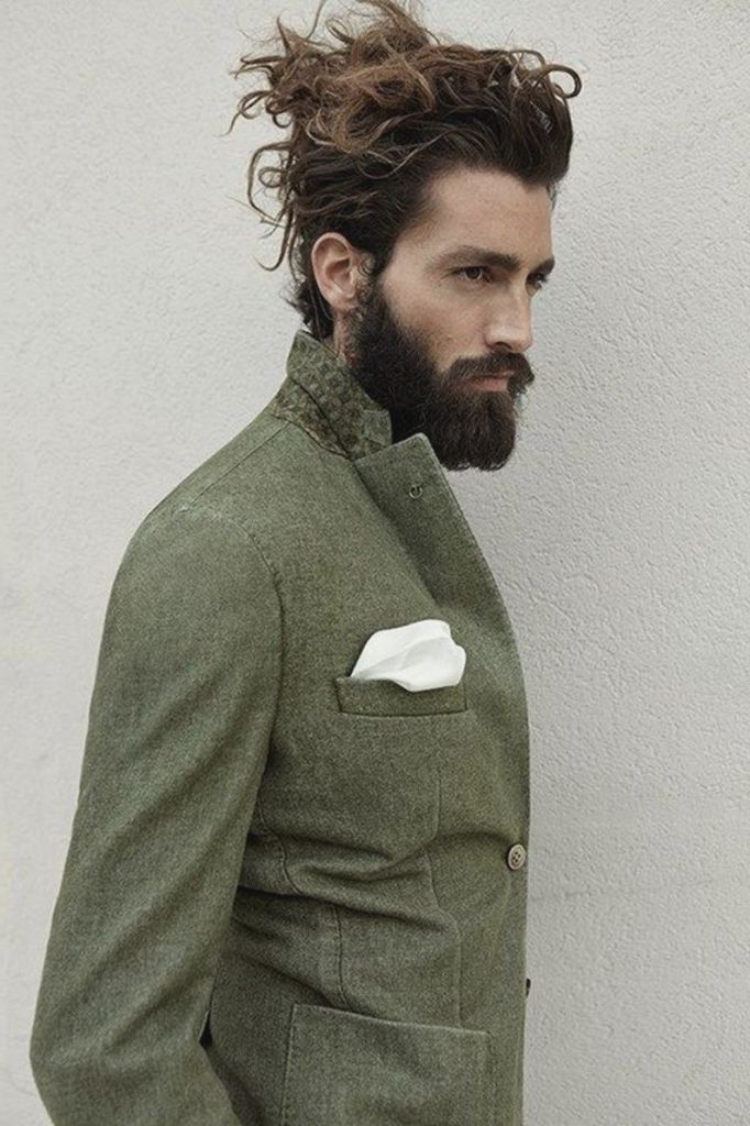 medium hairstyles for men beards