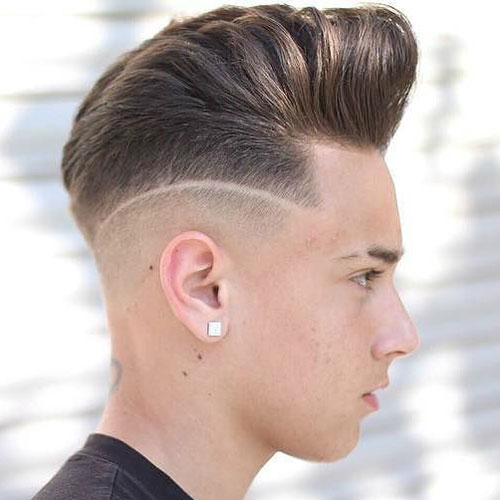  fade hairstyles for men modern pompadour