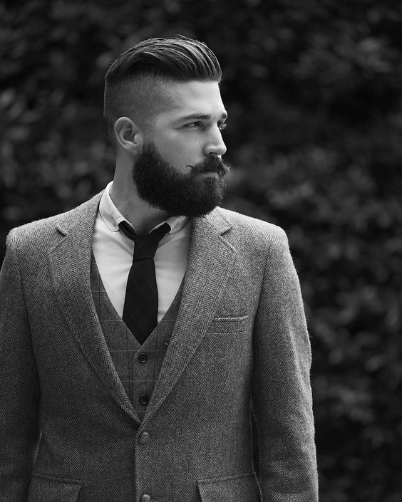  undercut hairstyles for men with beards
