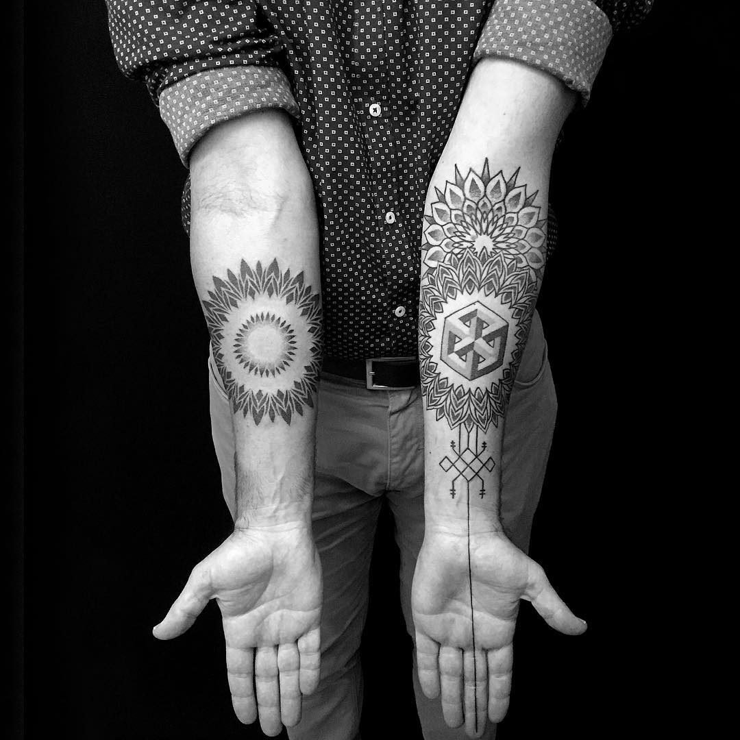  geometric tattoo sacred geometry