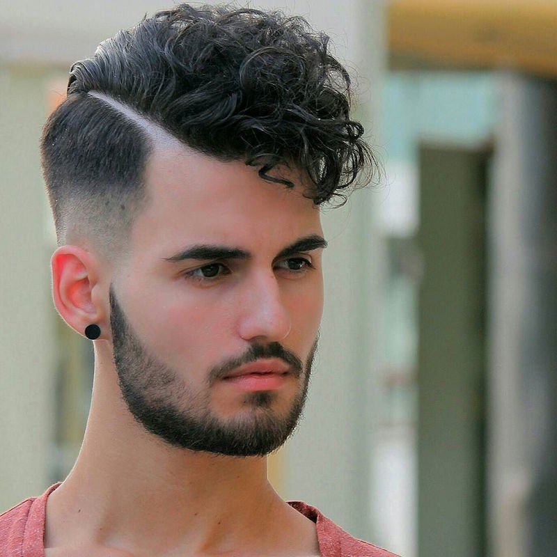  pompadour hairstyles for men hard part