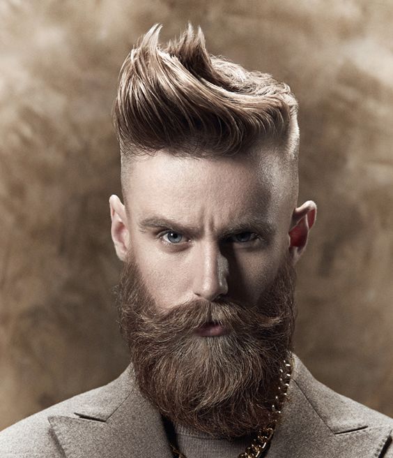  hairstyles for men with beards texture