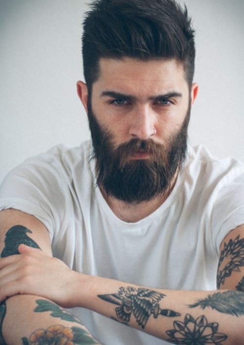  hairstyles for men with beards menswear