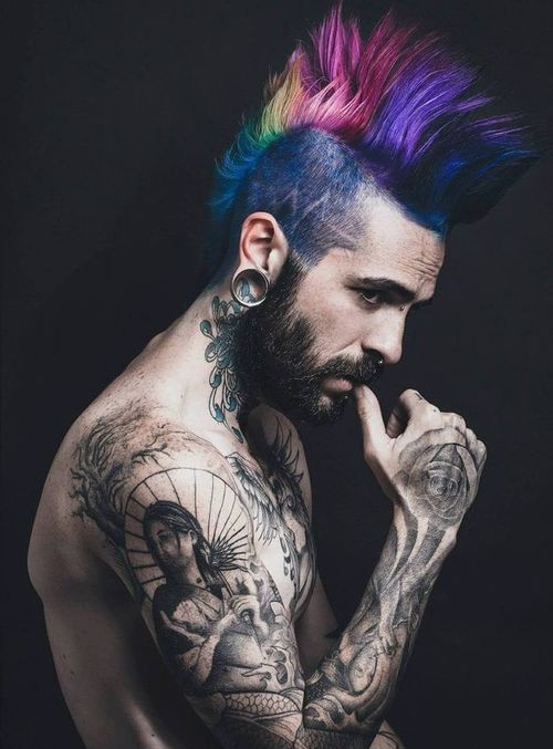  punk hairstyles for men rocks