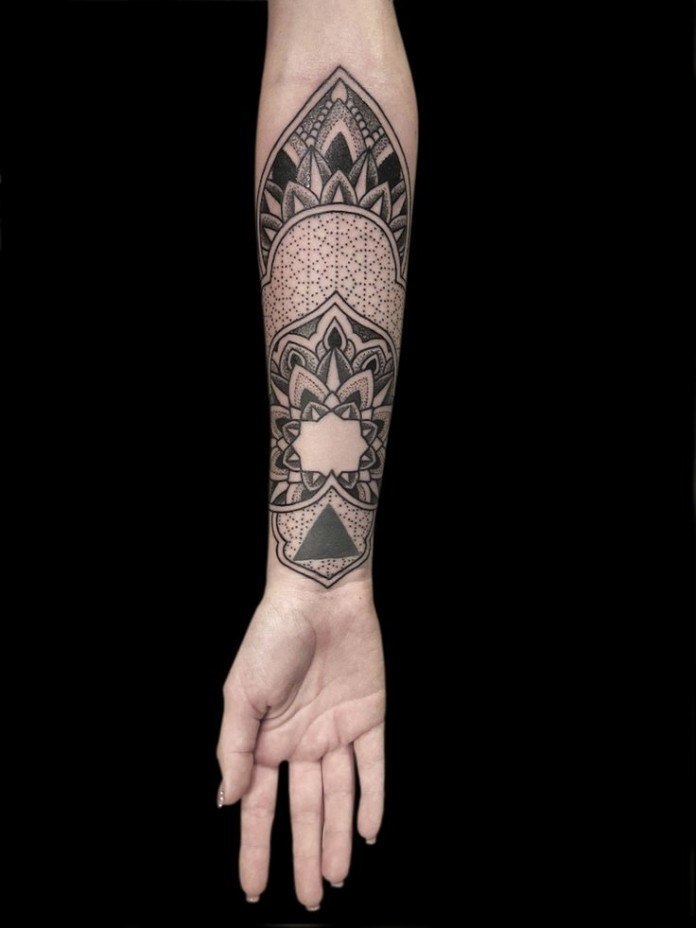  mandala geometric tattoo