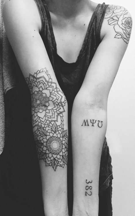  geometric tattoo for women