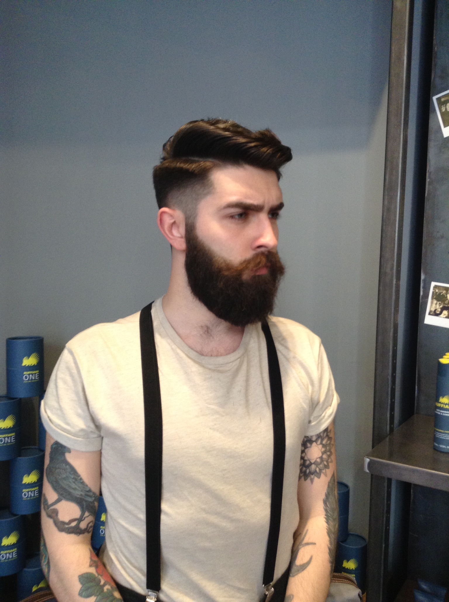  pompadour hairstyles for men beards