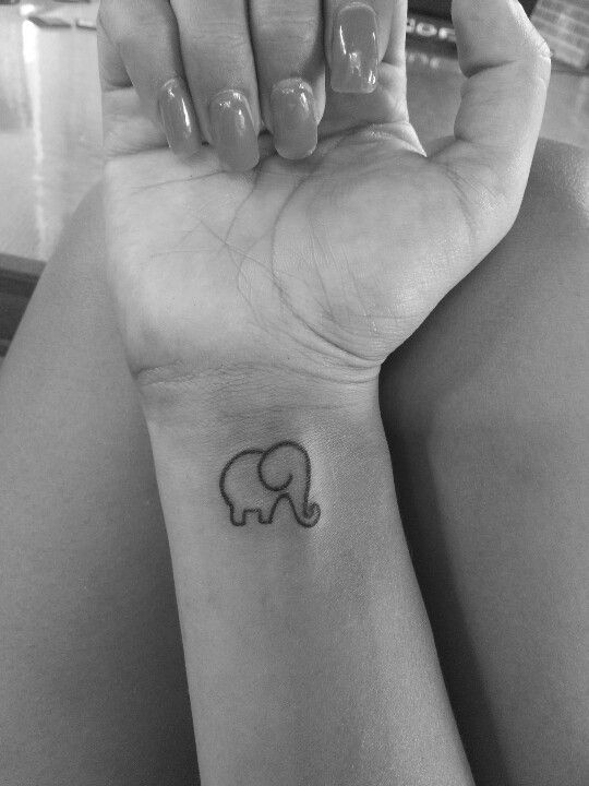  elephant tattoo small