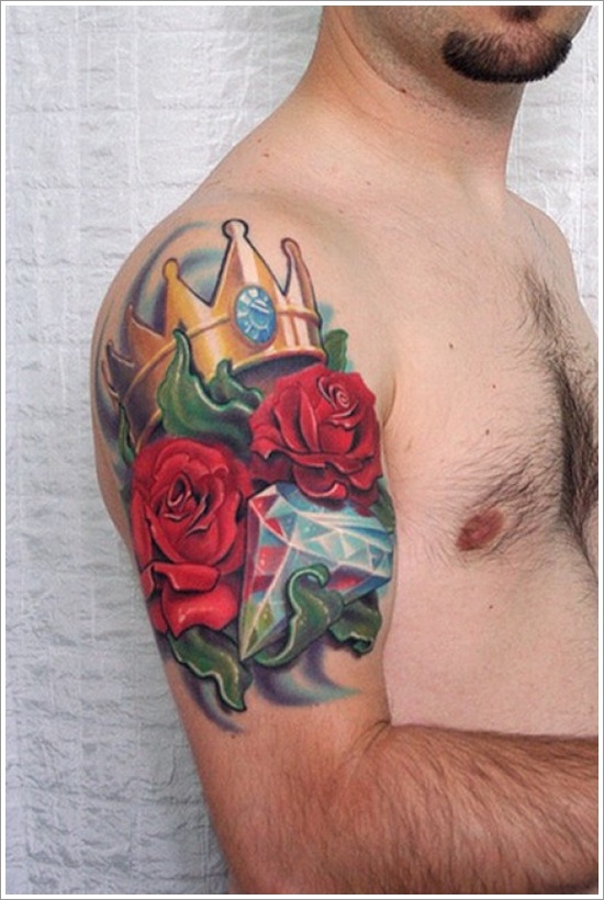  rose tattoo for men