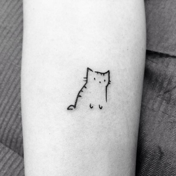  small cat tattoo