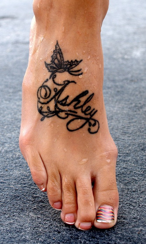foot cute tattoos