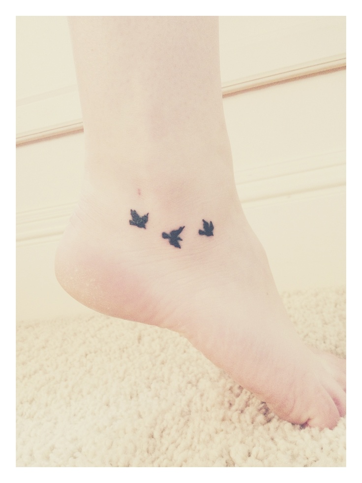  bird ankle tattoos