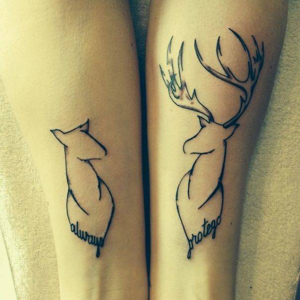  country couple tattoos