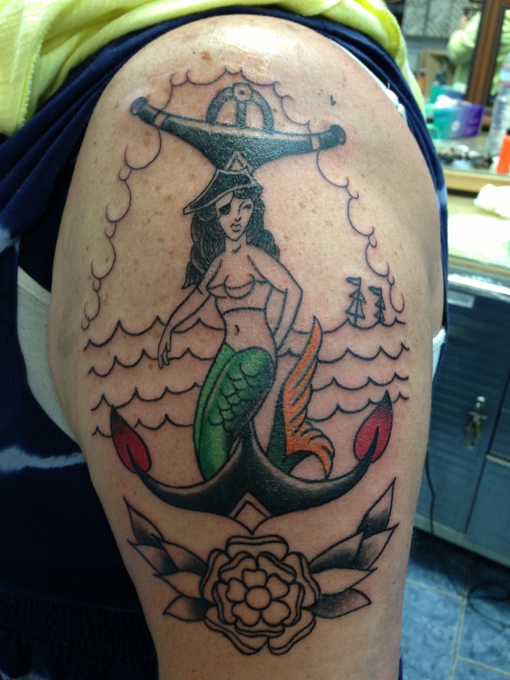  pirate mermaid tattoos