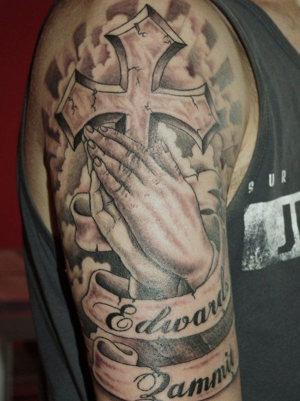  praying hand tattoos