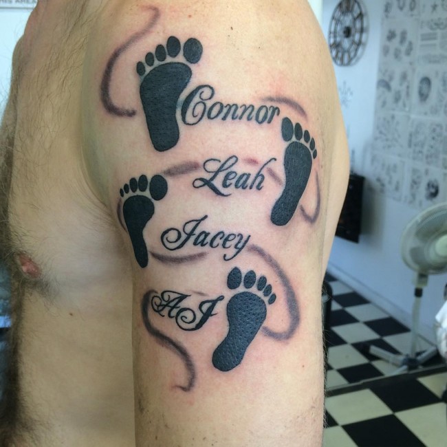  family tattoos with names