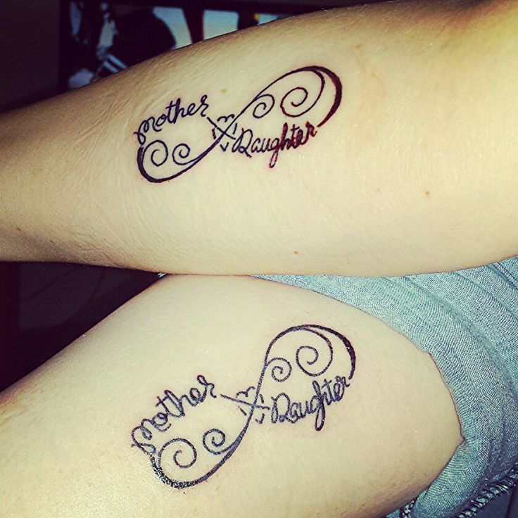  infinity tattoo mother daughter