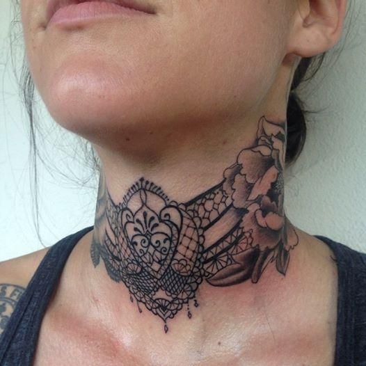  victorian lace tattoo