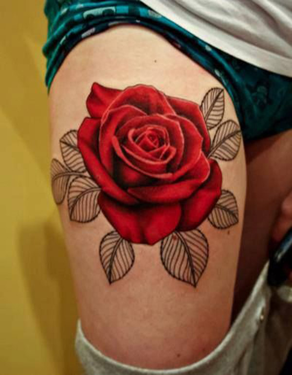  red rose tattoo