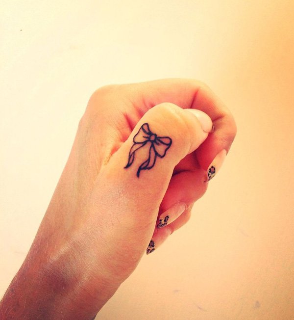 finger cute tattoos