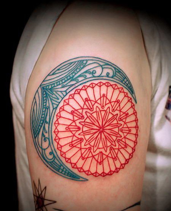  moon mandala tattoo