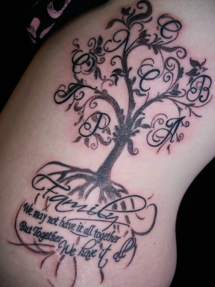  family tattoos tree