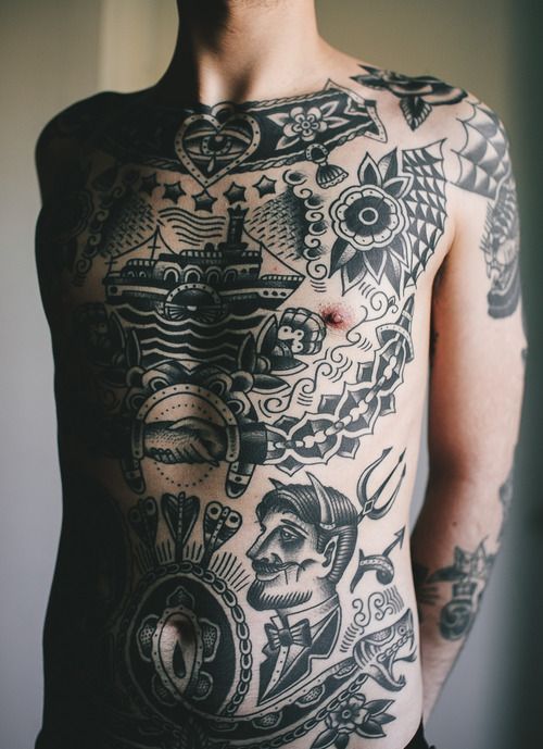  full chest tattoos