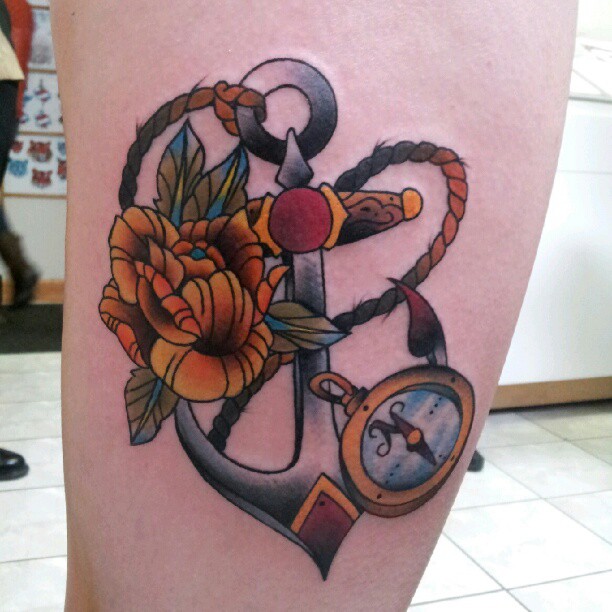  compass rose tattoo