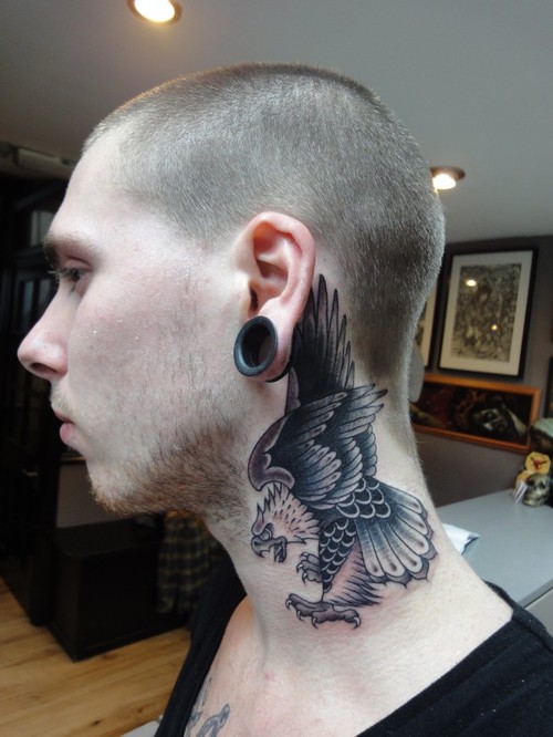  eagle neck tattoos