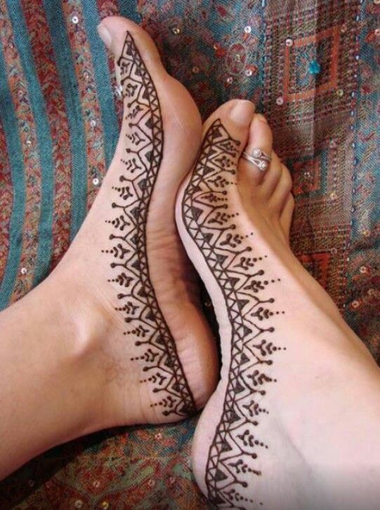  henna tattoo feet