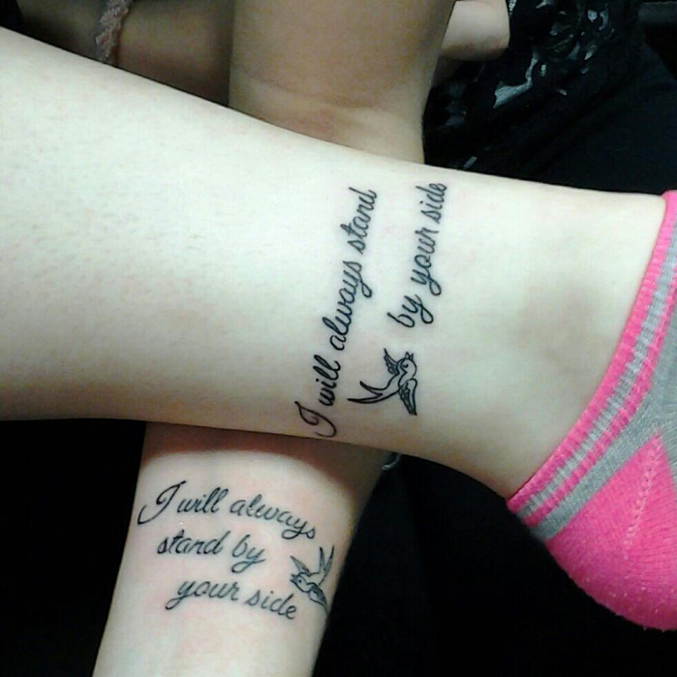  matching tattoos with quotes
