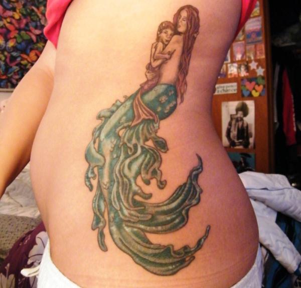 baby mermaid tattoos