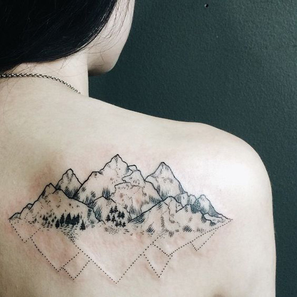  meaningful mountain tattoo