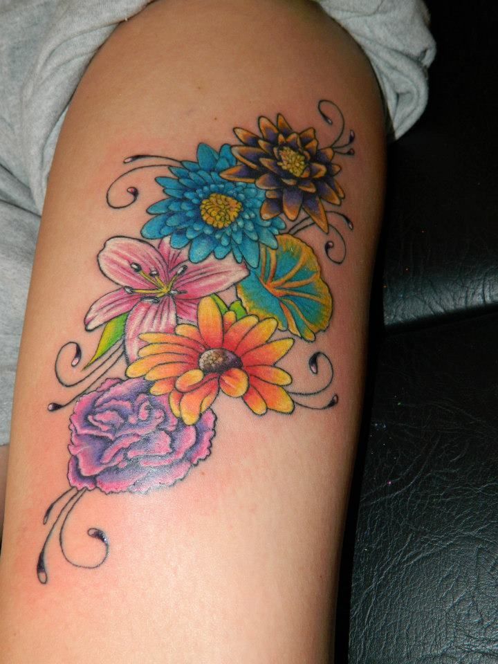  birth flower tattoos